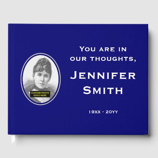 Livre d'or des funérailles élégantes et simples; P (Recto)