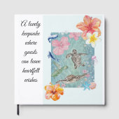 Livre D'or Des livres de mariage sur la plage pour les client (Recto)