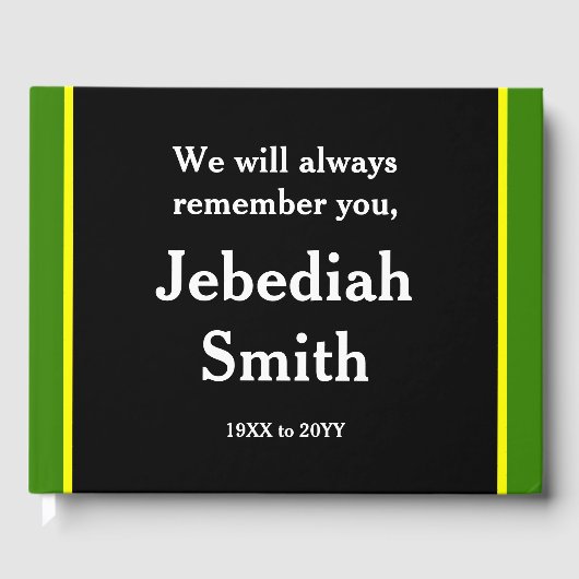 Livre d'or des souvenirs clairs et respectables (Recto)