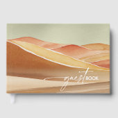 Livre D'or Desert Vibes Paysage Cactus Motif Mariage ID1019 (Recto)