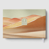 Livre D'or Desert Vibes Paysage Cactus Motif Mariage ID1019 (Verso)
