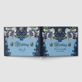 Livre D'or Design élégant bleu celtique (Complet)