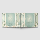 Livre D'or Design floral vert doux élégant. (Complet)