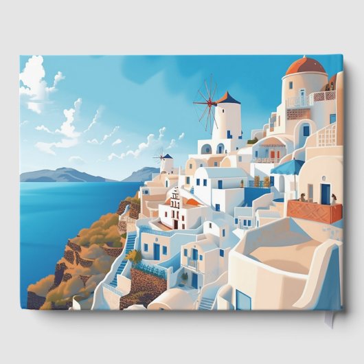 Livre D'or Destination Grèce Mariage Santorin (Verso)