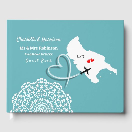 Livre D'or Destination Zante Mariage grec (Recto)