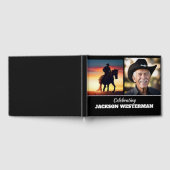 Livre D'or Deux photos Black Guest Book (Complet)