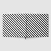 Livre D'or Diagonal black and white stripes  pattern (Complet)