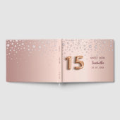 Livre D'or Diamants roses or rose Quinceanera (Complet)