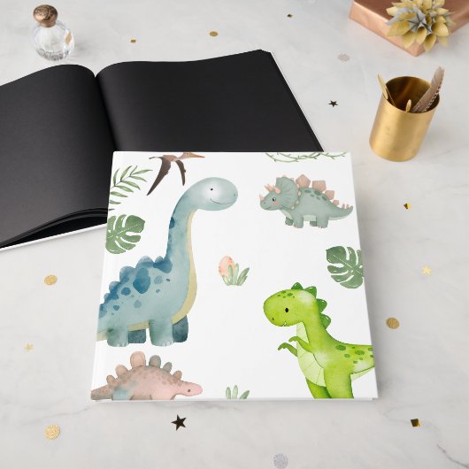 Livre d'or Dinosaur (Recto ouvert)