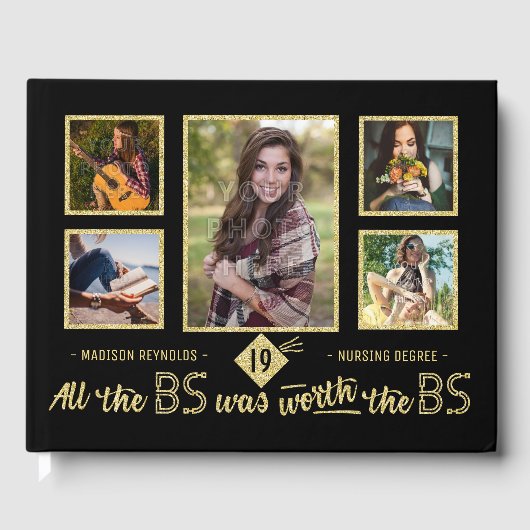 Livre D'or Diplôme de baccalauréat universitaire Diplôme Funn (Recto)