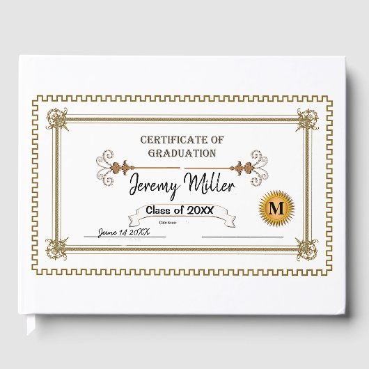 Livre D'or Diplôme d'études (Recto)