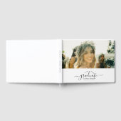 Livre D'or Diplôme photo moderne Script tendance (Complet)