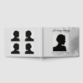 Livre d'or d'obsèques de tournesol gris (Complet)
