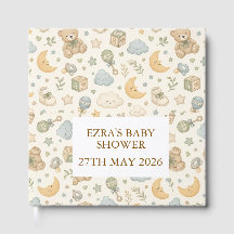 Douce Liste de Présence pour Baby Shower Ourson |