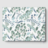 Livre D'or Douche de Mariée Eucalyptus (Verso)