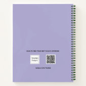 Livre d'or douche nuptiale lavande eucalyptus (Dos)