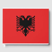 Livre D'or Drapeau Albanie (Recto)