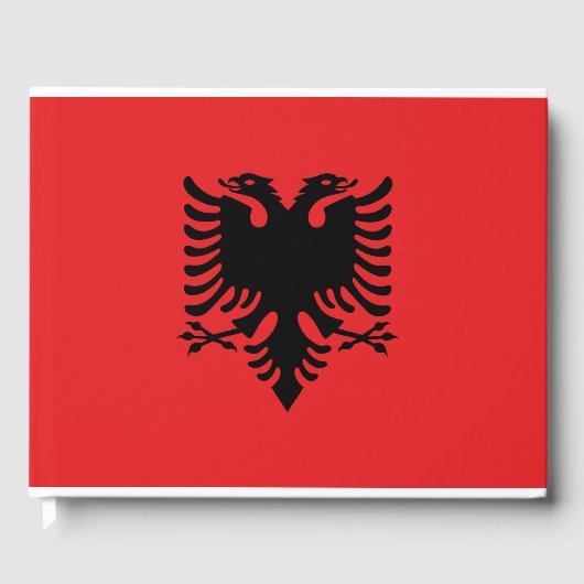Livre D'or Drapeau Albanie (Recto)
