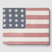 Livre D'or Drapeau américain rustique (Verso)