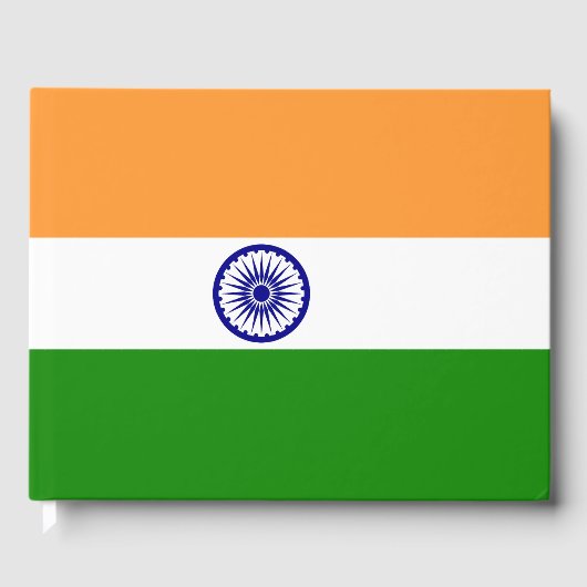 Livre D'or Drapeau de l'Inde (Recto)
