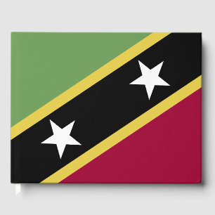 Livre D'or Drapeau de Saint-Kitts-et-Nevis