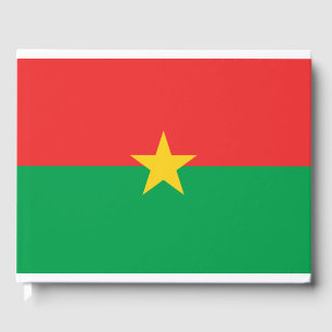 Livre D'or Drapeau du Burkina Faso