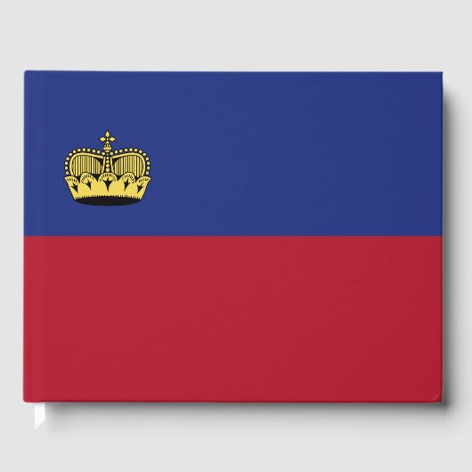 Livre D'or Drapeau du Liechtenstein (Recto)