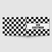 Livre D'or Drapeau noir et blanc À damiers vainqueurs (Complet)