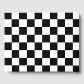 Livre D'or Drapeau noir et blanc À damiers vainqueurs (Verso)