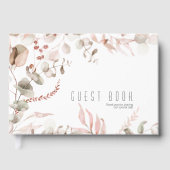 Livre D'or Dreamy Foliage Mariage Blush Pink ID817 (Recto)