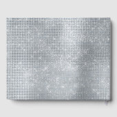 Livre D'or Dreamy Glitzy Silver Glam Sparkle Mariage (Verso)