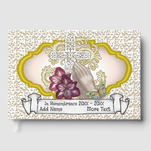 Livre d'or du Amaryllis Cross Memorial (Recto)