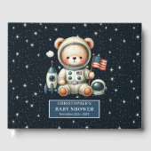Livre d'or du Baby shower de l'astronaute Teddy Be (Recto)