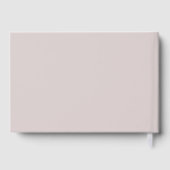 Livre d'or du jour de mariage rose parisien (Verso)