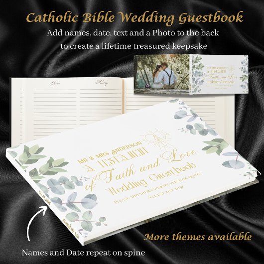 Livre d'or du Mariage biblique catholique