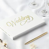 Livre d'or du Mariage blanc Foil