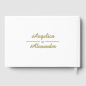 Livre d'or du Mariage blanc Foil (Verso)