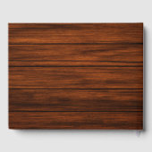 Livre d'or du Mariage de bois et dentelle (Verso)