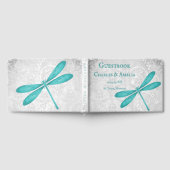 Livre d'or du Mariage de libellules turquoises (Complet)