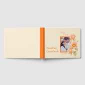 Livre d'or du Mariage Floral Orange (Complet)