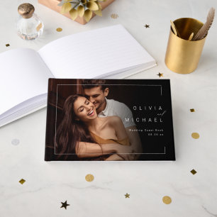 Livre d'or du mariage photo moderne chic et minima