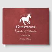 Livre d'or du Mariage Red Unicorn (Recto)