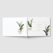 Livre d'or du Mariage Tropical Foliage Gold (Complet)