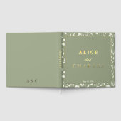 Livre d'or du mariage vert Sage (Complet)