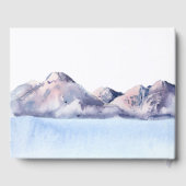 Livre d'or du Mariage Winter Mountain (Verso)