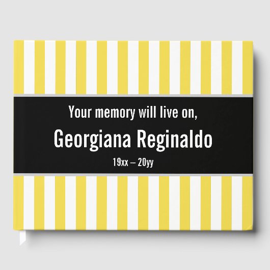 Livre d'or du Mémorial rayé (Recto)