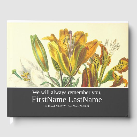 Livre d'or du service de réveil discret et respect (Recto)