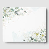 Livre D'or Dusty Blue Eucalyptus Vert Mariage Succulent (Verso)