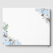 Livre D'or Dusty Blue Floral Mariage (Verso)