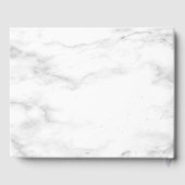 Livre D'or Dusty Botanical Greenery Gold Marble Mariage (Verso)